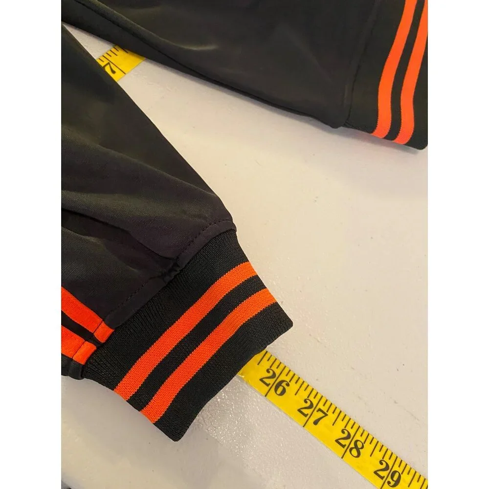 San Francisco Giants Gogo Sports Jacket Large Black & Orange Polyester